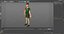 Gracz piłki nożnej Low Poly