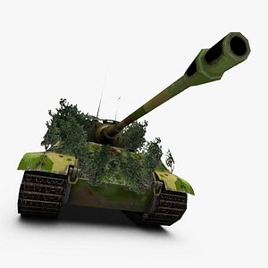 king tiger tank 3d max