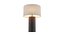 Lampa stołowa z postarzanej skóry Ombre