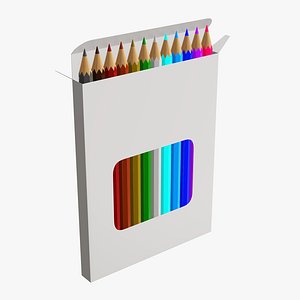 window pencil box 3D model