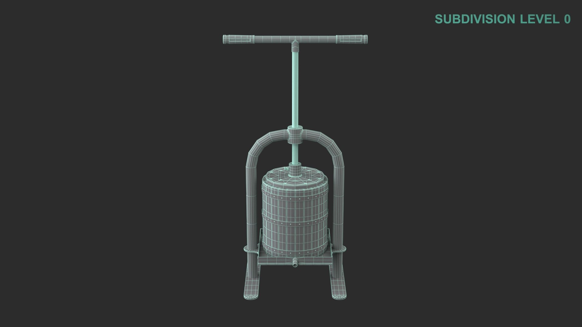 Vine Press 3D model https://p.turbosquid.com/ts-thumb/Ui/VKTFas/z7/wireframe0008/jpg/1661151405/1920x1080/fit_q87/45ac2915fbd92f8a1c2e26a01191719b5dcc4563/wireframe0008.jpg