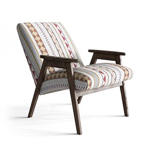 3D handcrafted armchair