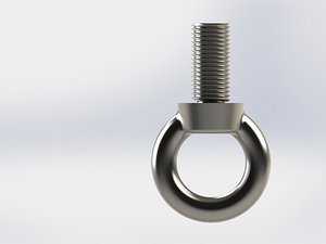 3D model bolt eye