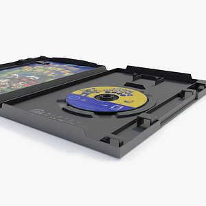 Nintendo GameCube Game and Keep Case 3D model