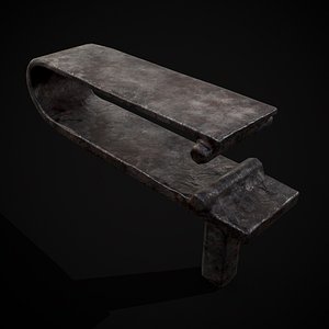 Medieval Blacksmith Fuller 3D model