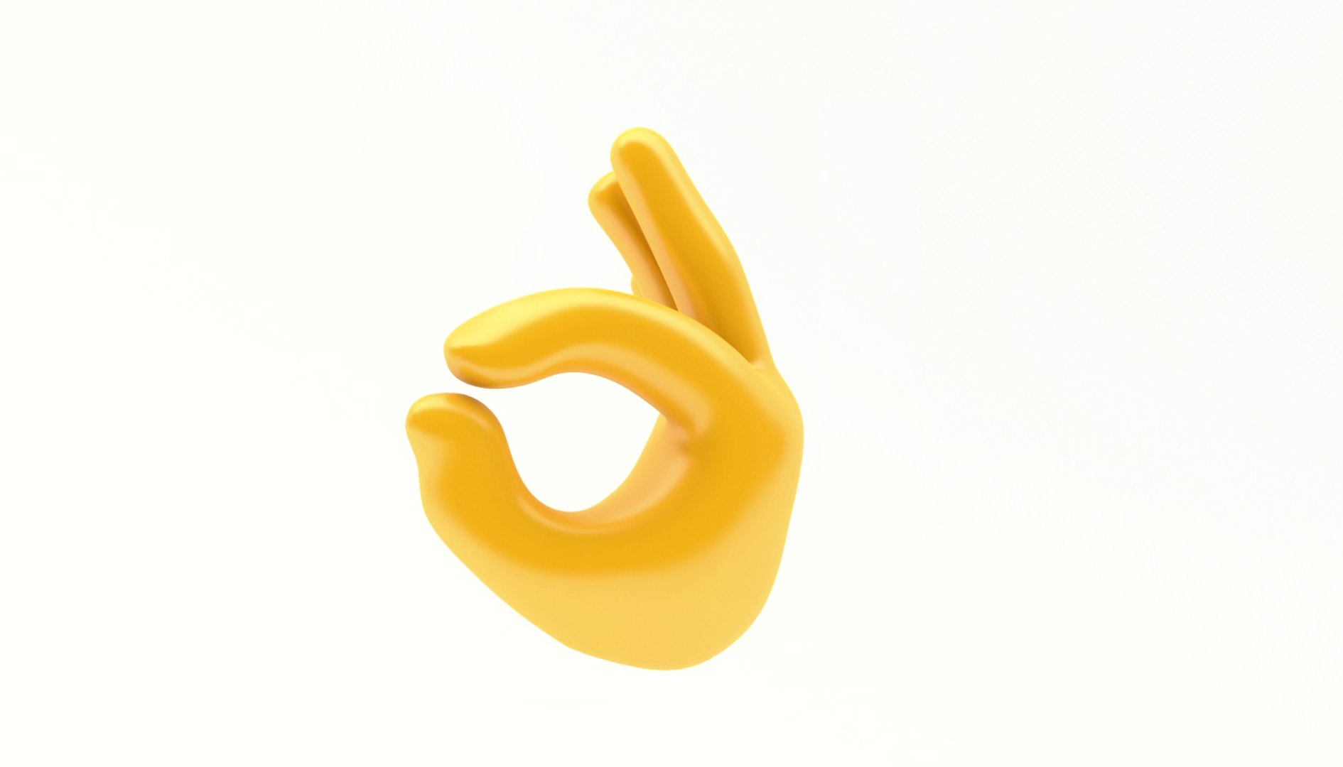 Handshake gesture emoji hands 3D model - TurboSquid 1549535