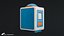 Retro Console - Retro Computer Low-poly 3D model