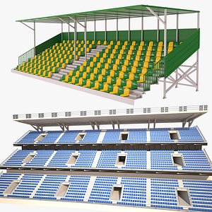 3D Bleachers Collection 2