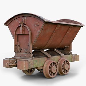 Mine Cart GameReady LODs
