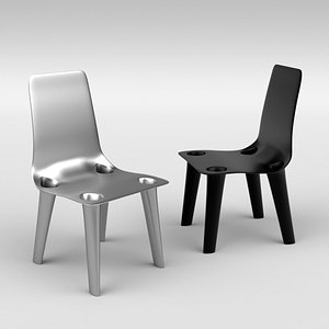Free STL file Peanut Chair by Marc Newson・3D print design to