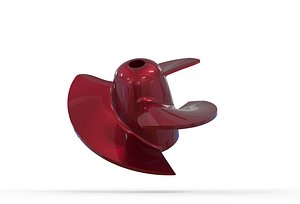 3D model Water jet propeller