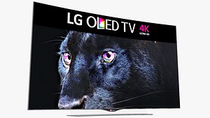 3d model lg 4k tv oled