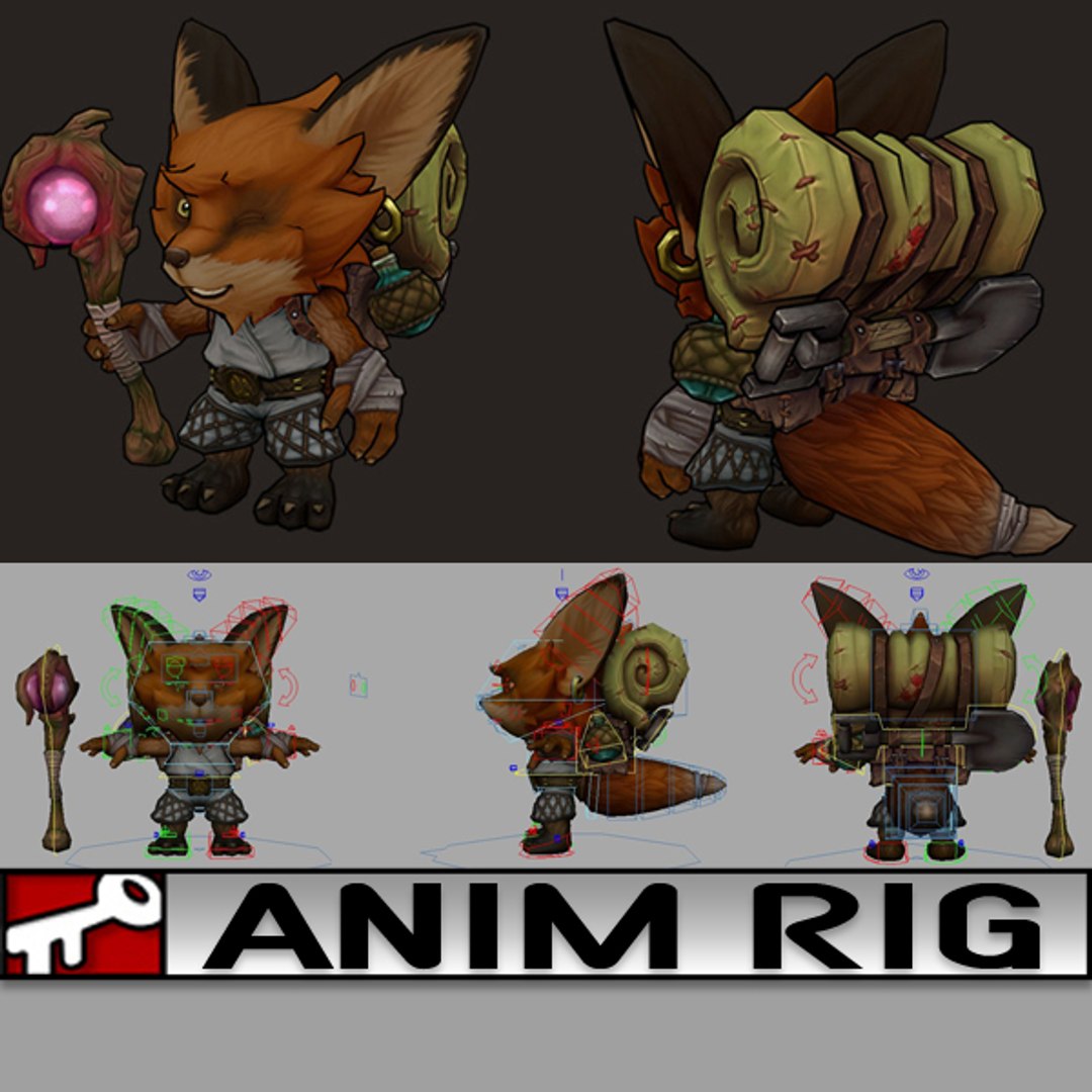 3d Model Of Rig 2014 Animation