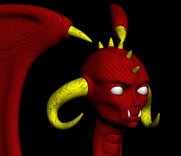 demon horror 3d max