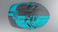 3D moto helmet blue