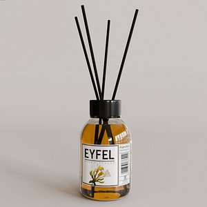 3D model Eyfel Perfume Reed Diffuser Jasmin