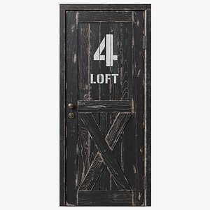 door barn 3D model