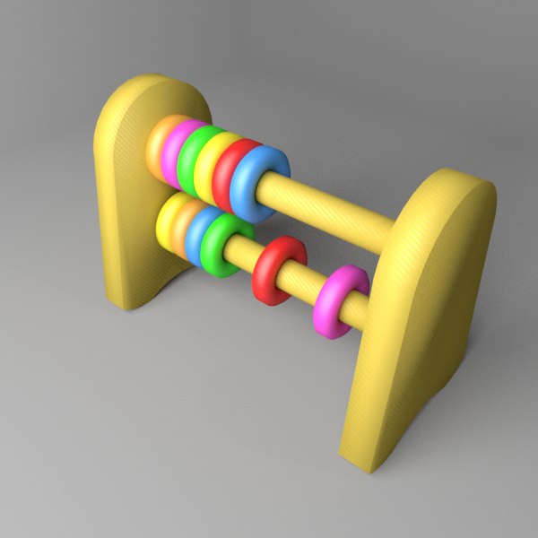 3D toddler toy - counting