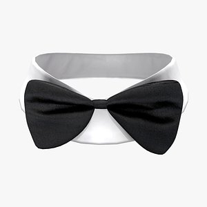 Mens Bow Collar