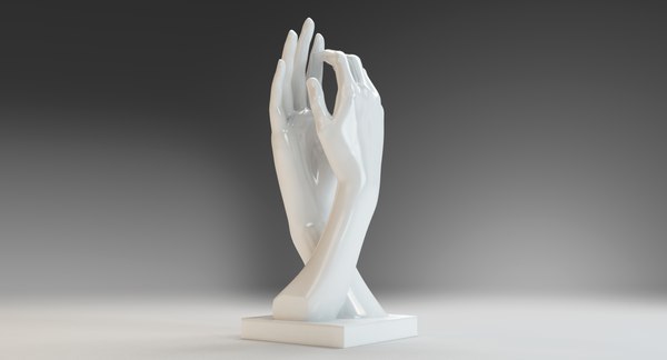 オーギュスト・ロダンの手の彫刻3Dモデル - TurboSquid 1114174