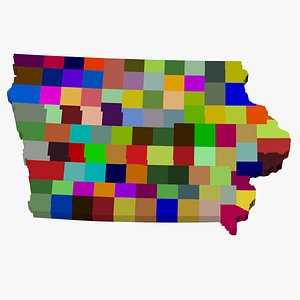 County Map - Iowa