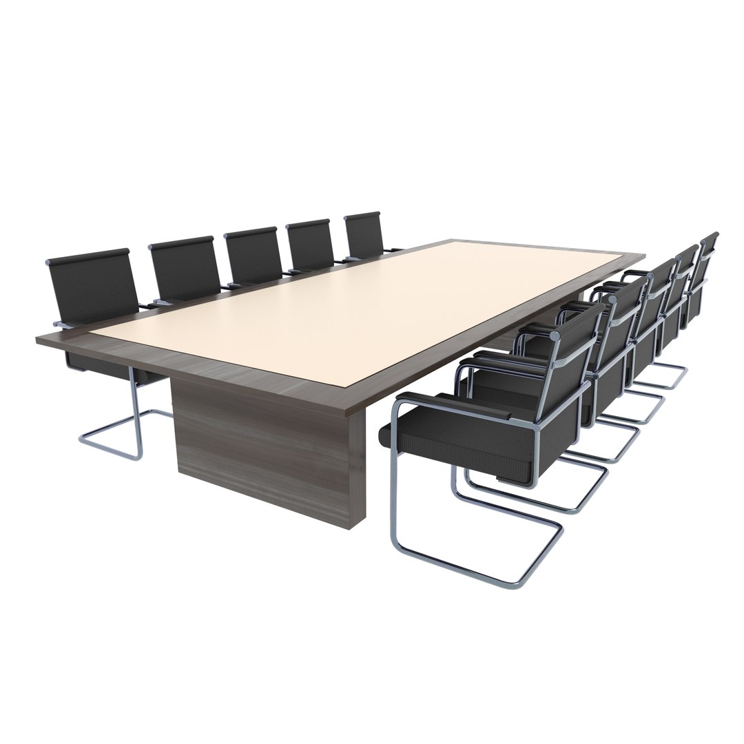 Conference Meeting Table 3D - TurboSquid 2295891