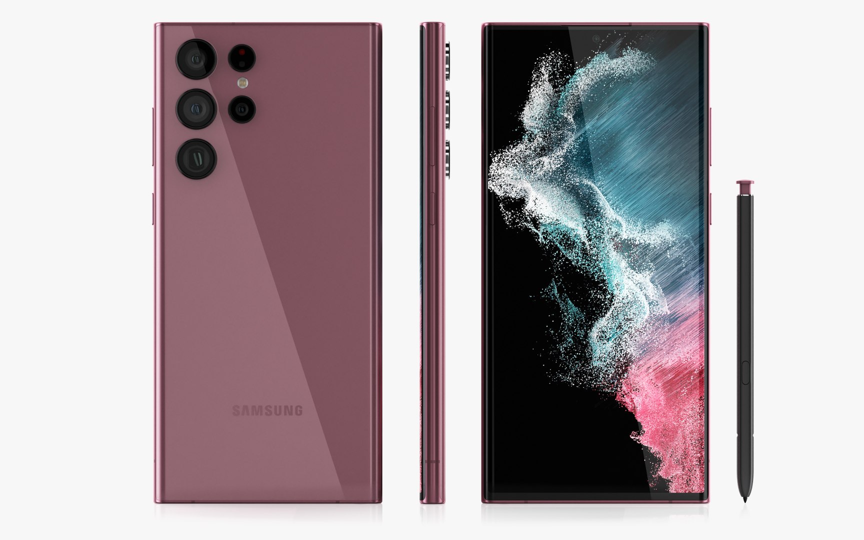 3D model Samsung GALAXY S22 Collection v2 https://p.turbosquid.com/ts-thumb/Uj/G2ygZx/rS/samsung_galaxy_s22_ultra_burgundy_02/jpg/1645049673/1920x1080/fit_q87/e15f53abb58e201d86d47d4b037b5a04a7740a35/samsung_galaxy_s22_ultra_burgundy_02.jpg