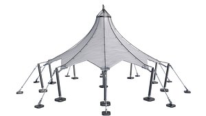 Membrane Tensile Structure 3D