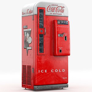3d model coca cola vending machine