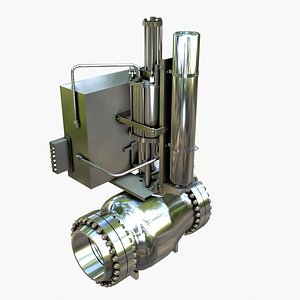 3D Reactor shaft from a nuclear power plant model