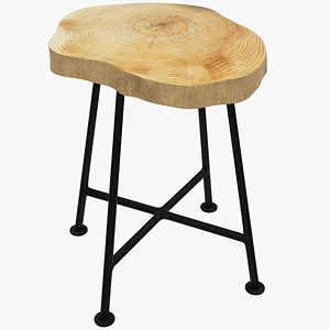 loft stool 3D model