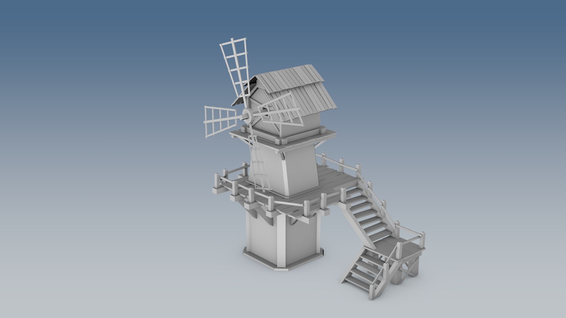3D Model Windwill Wind - TurboSquid 1588127