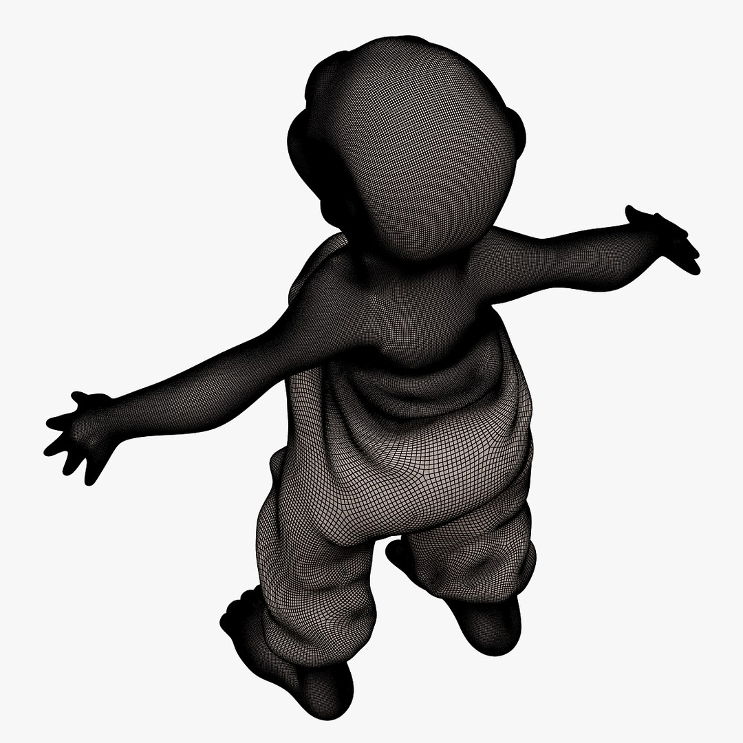 Child 001 (RIGGED T-POSE) 3D Model $19 - .max - Free3D