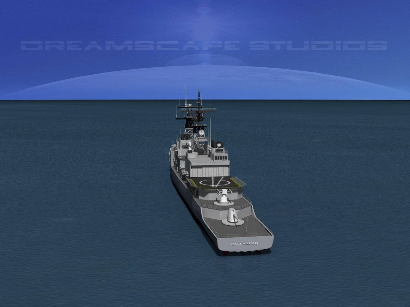 3d Model Kidd Class Destroyer