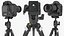 Fotocamere DSLR con zoom su treppiede Collection