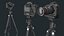 Fotocamere DSLR con zoom su treppiede Collection