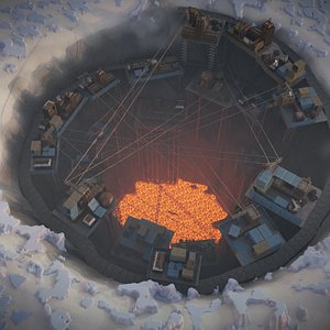 City Inside The Volcano