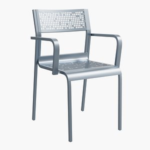 3D Grid chair model