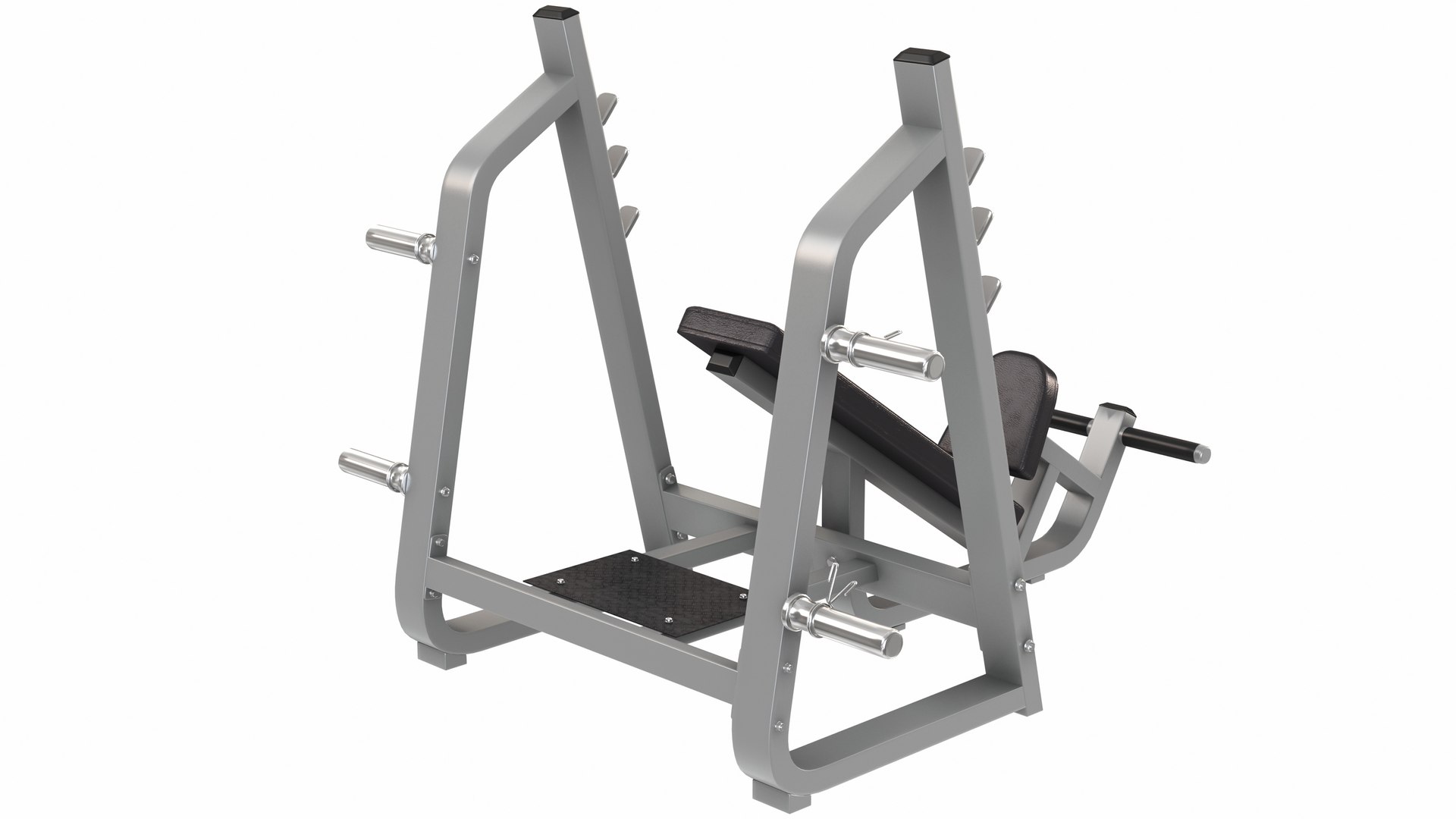 Gym Inclinebarbel Bench Press Machine 3d - Turbosquid 1824948