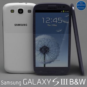 Samsung Galaxy S III Blue and White