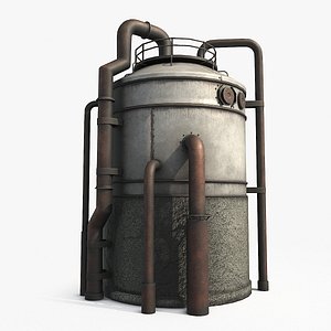 Rusty Industrial Tank