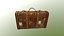 leather suitcase 3D