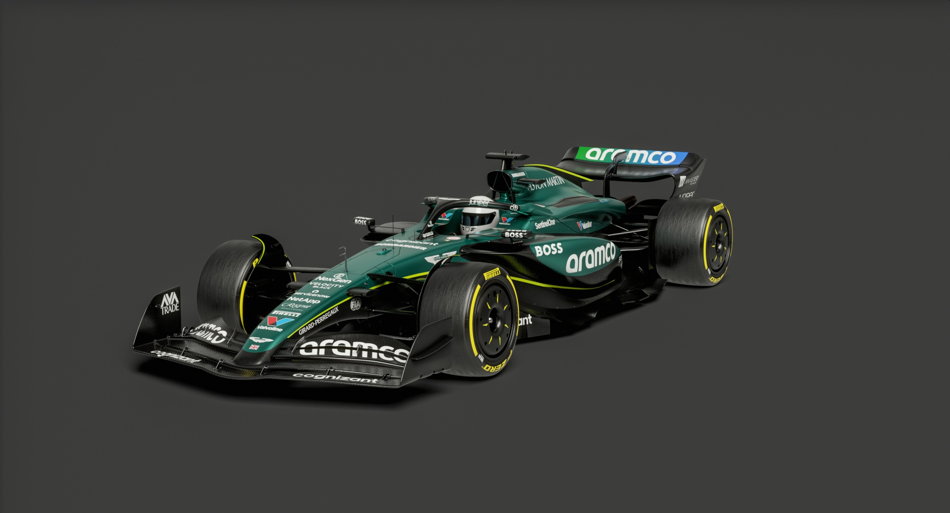 Aston Martin AMR24 F1 Team Season 2024 3D Model - TurboSquid 2190405