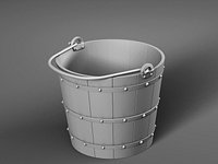 Wooden bucket
