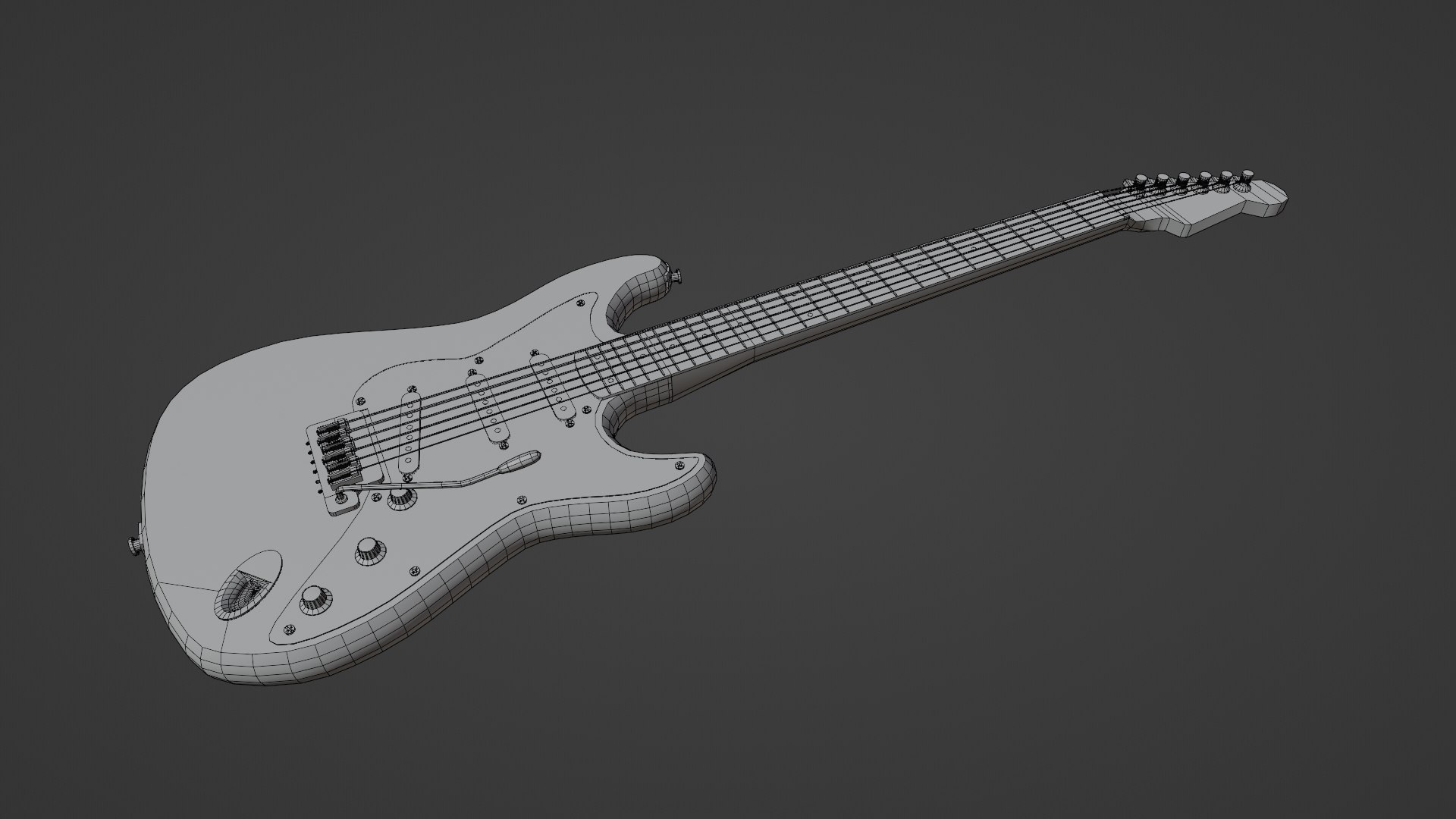 Electric Guitar Model - TurboSquid 2207314