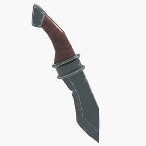 3D Stylized Knife
