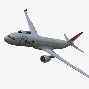 Commercial Airliner Airbus A330-300 Northwest Airlines Rigged model