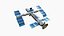 Satellite F08 Aluminium - Conception spatiale SciFi