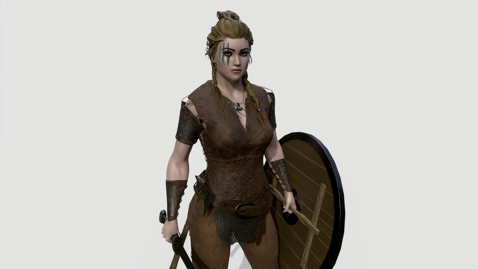 Viking Shield Maiden - ZBrushCentral