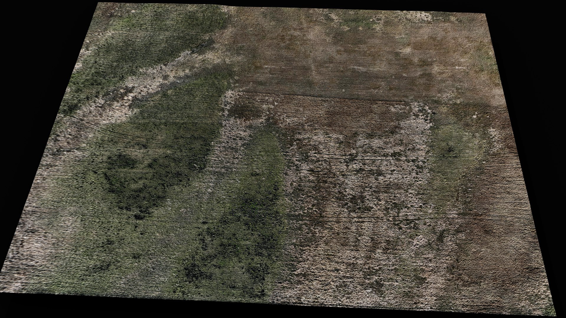 Landscape Grass Field Large Area 200m Part7 Drone Scan Model ...